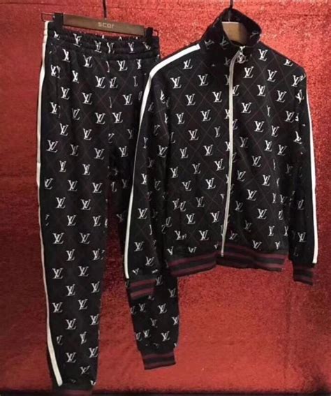 lv tracksuit fake|louis vuitton tracksuit sale.